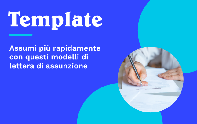 Assumi meglio con le nostre lettere di offerta di assunzione